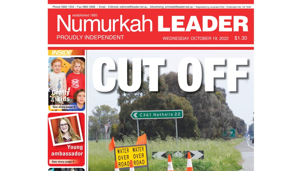 Numurkah Leader digital edition: October 19 2022 post image