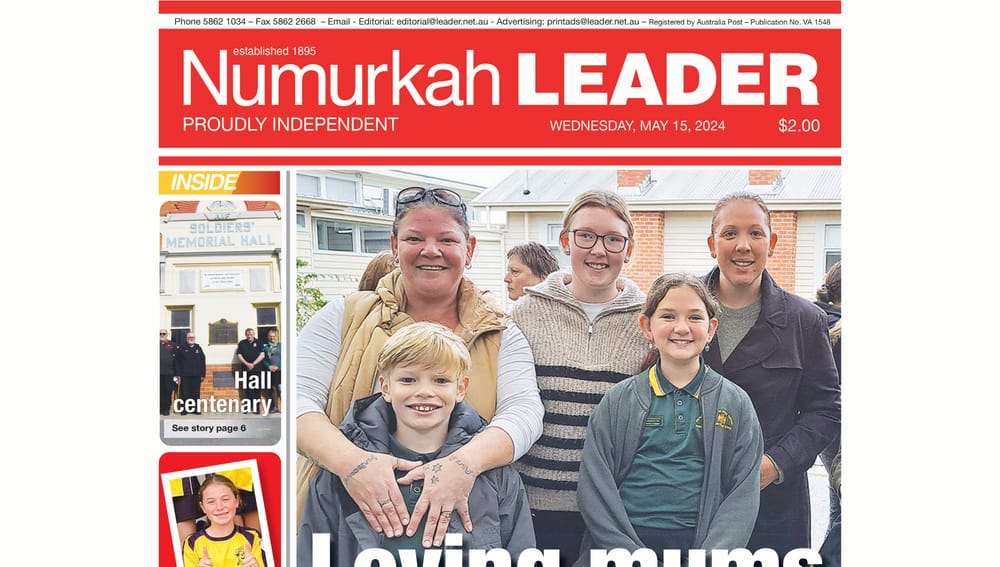 Numurkah Leader Digital Edition May 15 2024 post image