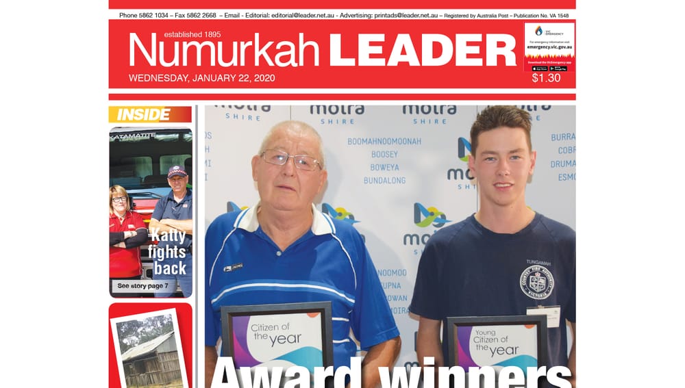 Numurkah Leader digital edition: January 22 2020 post image