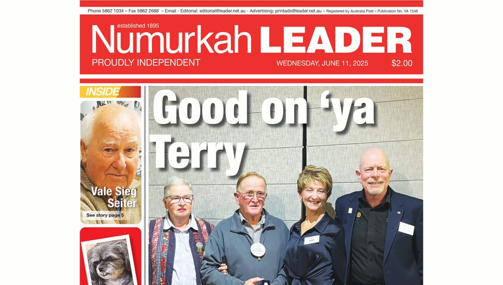 Numurkah Leader Digital Edition June 11 2025 post image