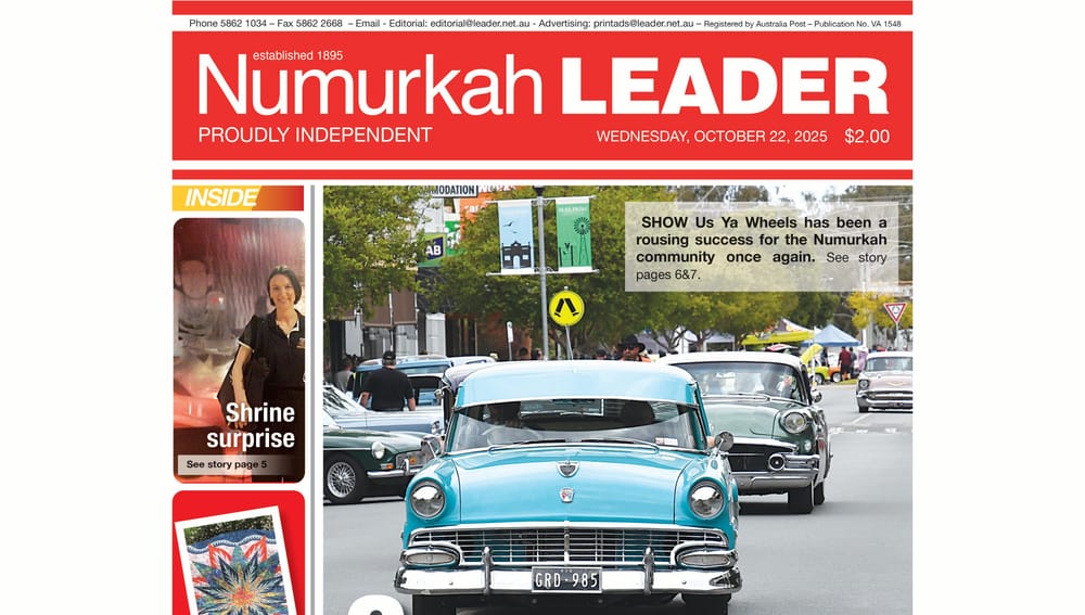 Numurkah Leader Digital Edition October 22 2025 post image