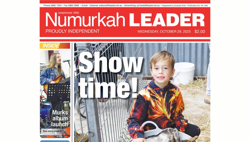 Numurkah Leader Digital Edition October 29 2025 post image