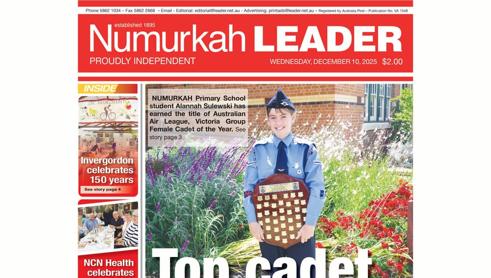 Numurkah Leader Digital Edition December 10 2025 post image