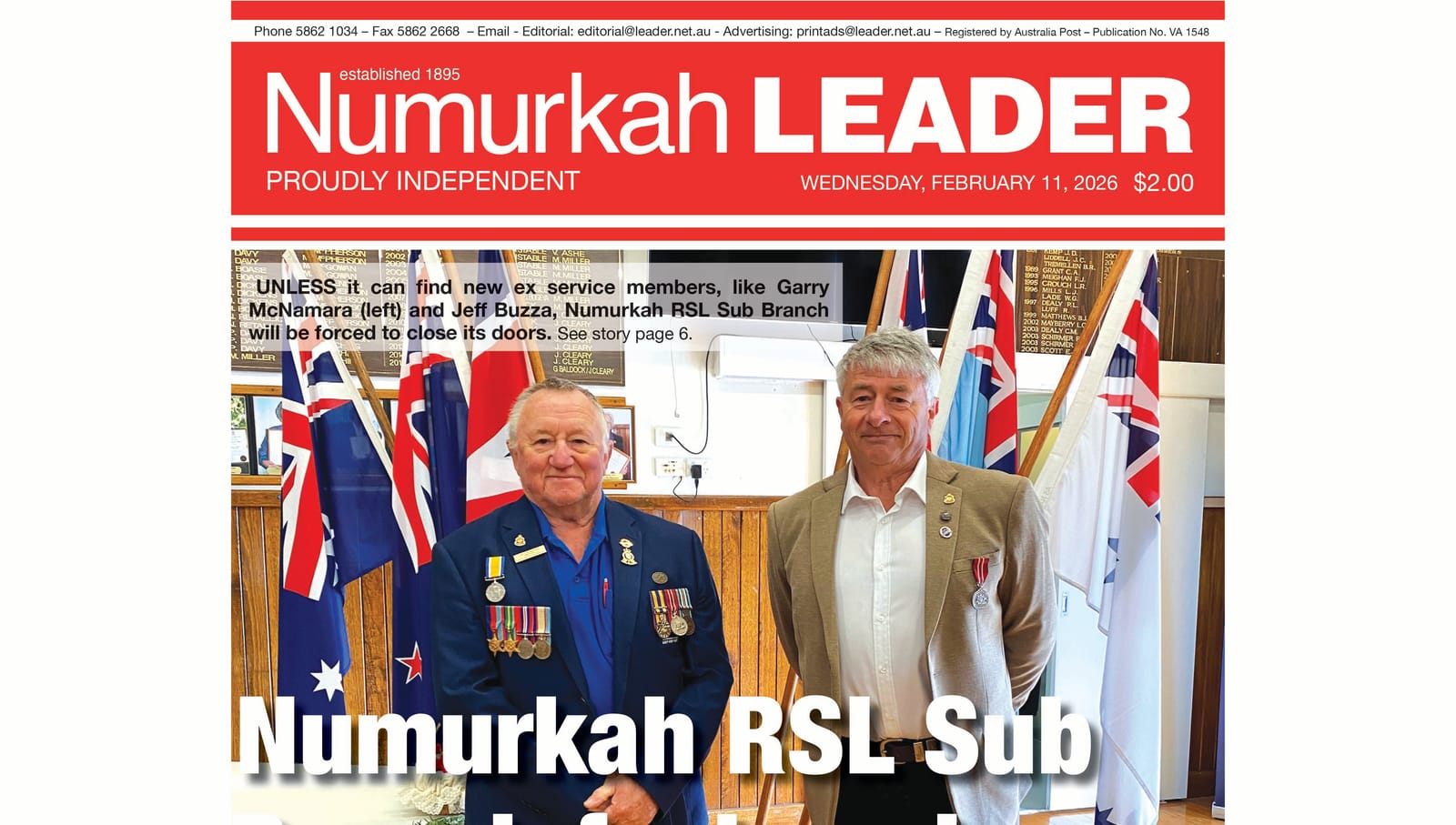 Numurkah Leader Digital Edition February 11 2026 post image