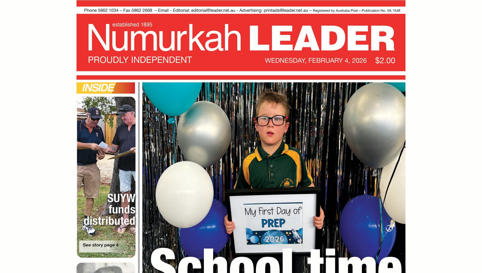 Numurkah Leader Digital Edition February 4 2026 post image