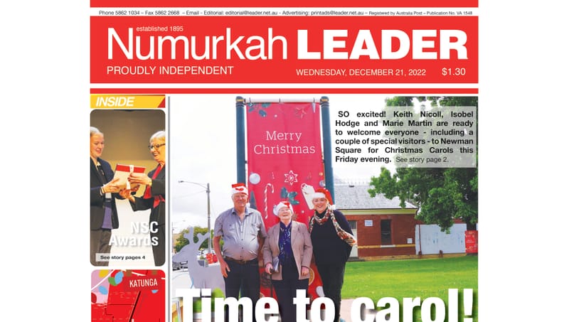 Numurkah Leader digital edition: December 21 2022 post image