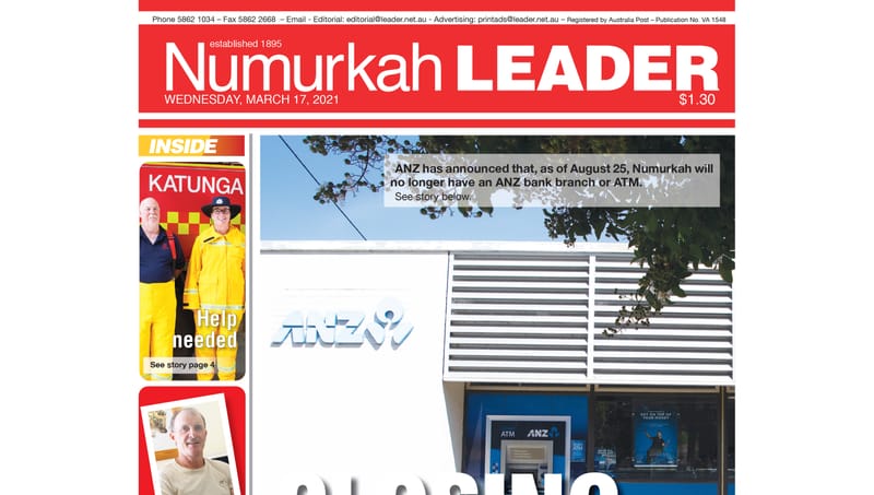 Numurkah Leader digital edition: March 17 2021 post image