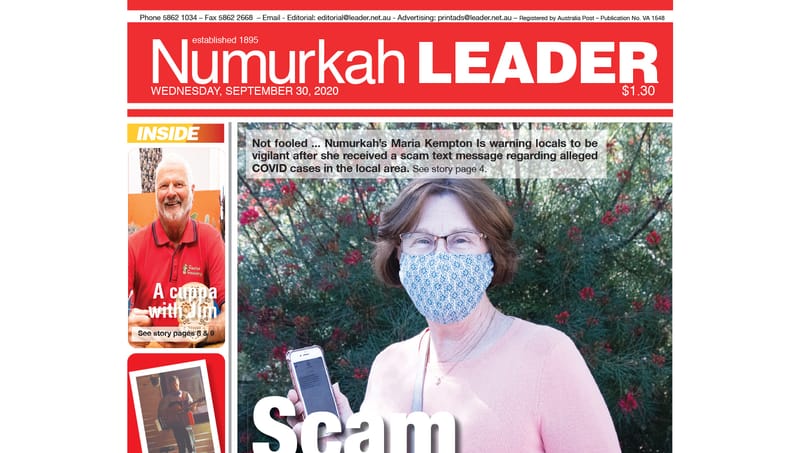 Numurkah Leader digital edition: September 30 2020 post image