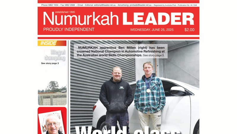 Numurkah Leader Digital Edition June 25 2025 post image