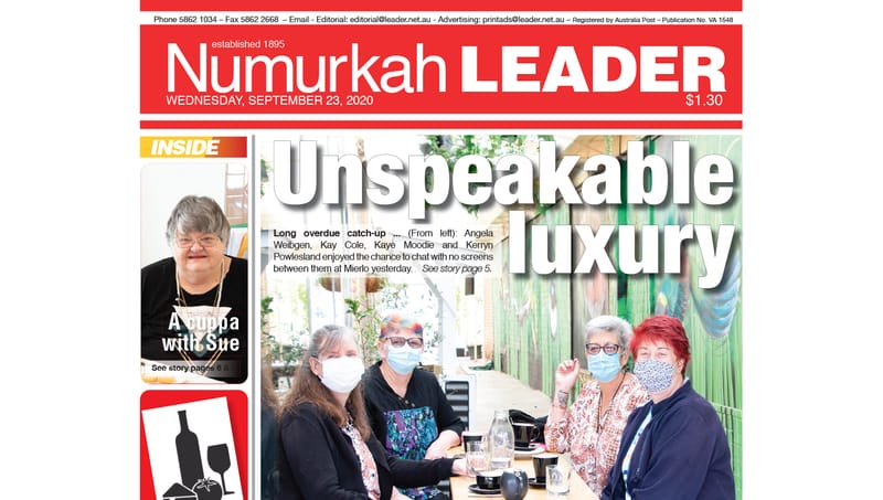 Numurkah Leader digital edition: September 23 2020 post image