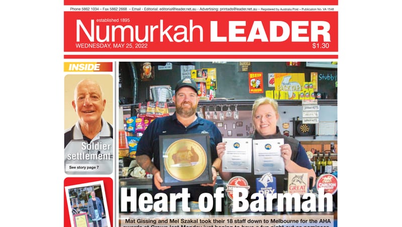 Numurkah Leader digital edition: May 25 2022 post image