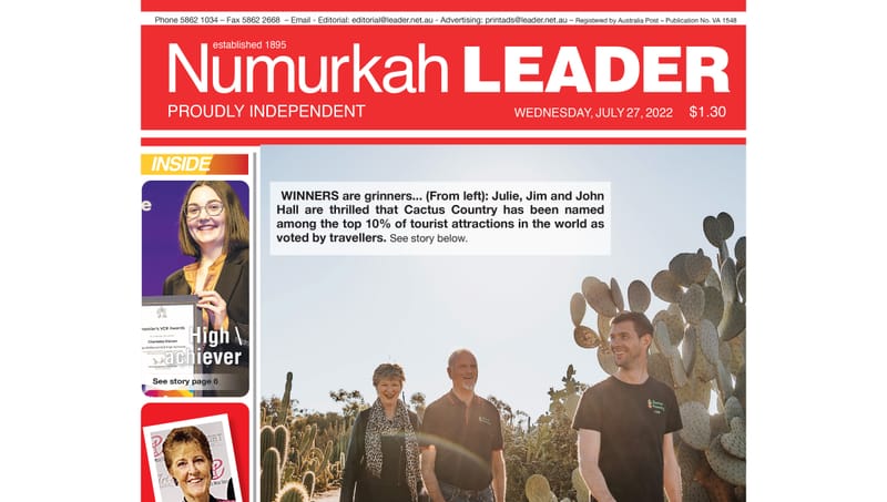 Numurkah Leader digital edition: July 27 2022 post image