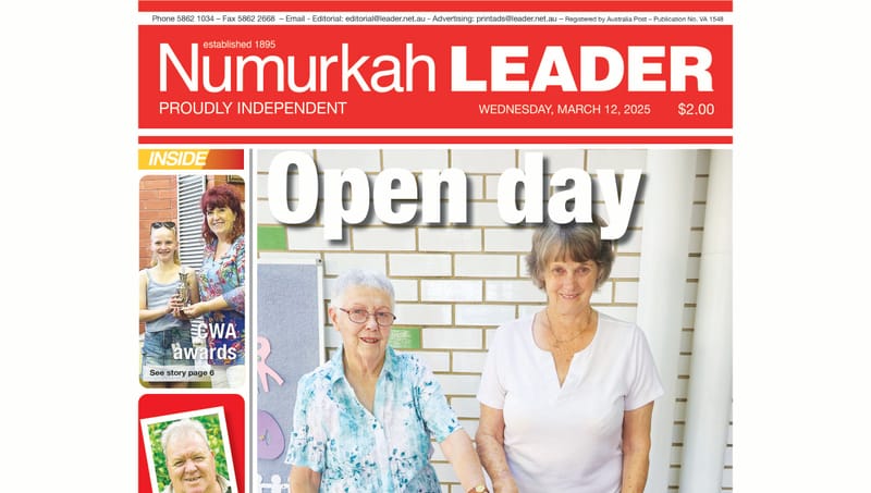 Numurkah Leader Digital Edition March 12 2025 post image