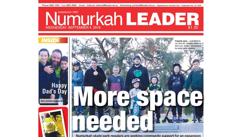 Numurkah Leader digital edition September 4 2019 post image
