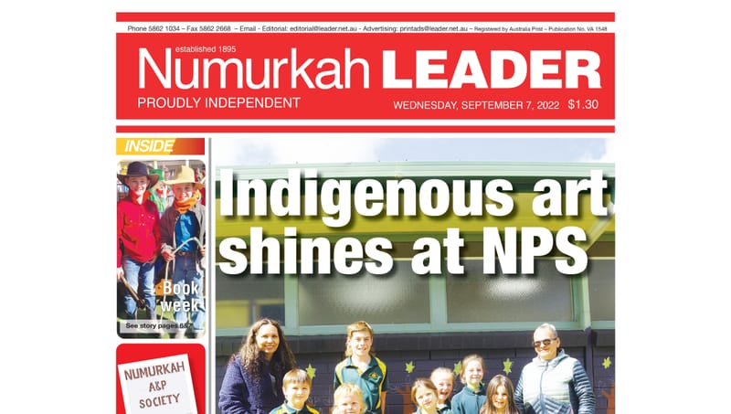Numurkah Leader digital edition: September 7 2022 post image