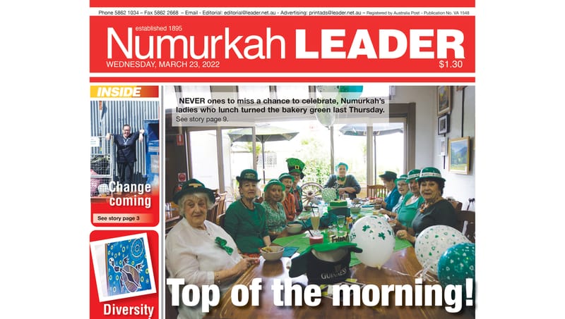 Numurkah Leader digital edition: March 23 2022 post image