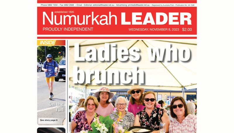 Numurkah Leader digital edition: November 8 2023 post image