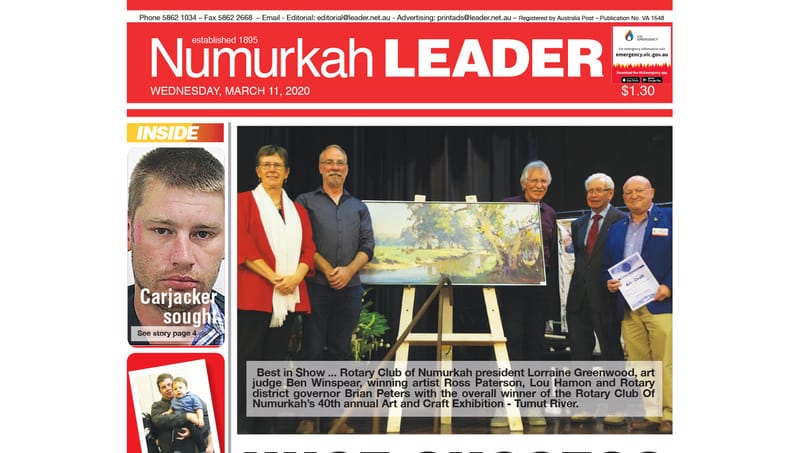 Numurkah Leader digital edition: March 11 2020 post image