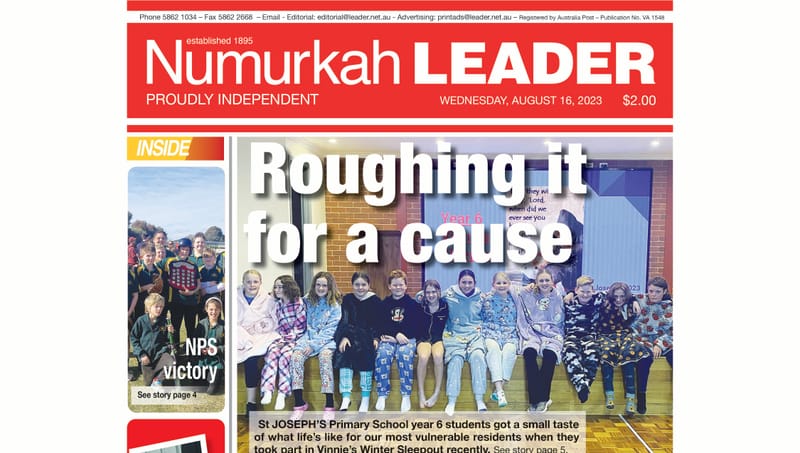 Numurkah Leader digital edition: August 16 2023 post image