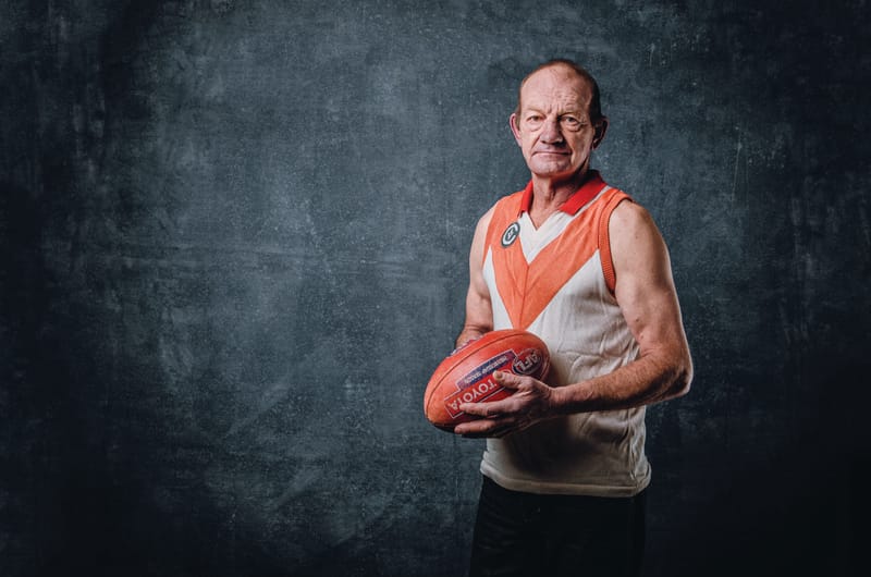 The revered local footy legend who played 545 games - and did it his own way post image