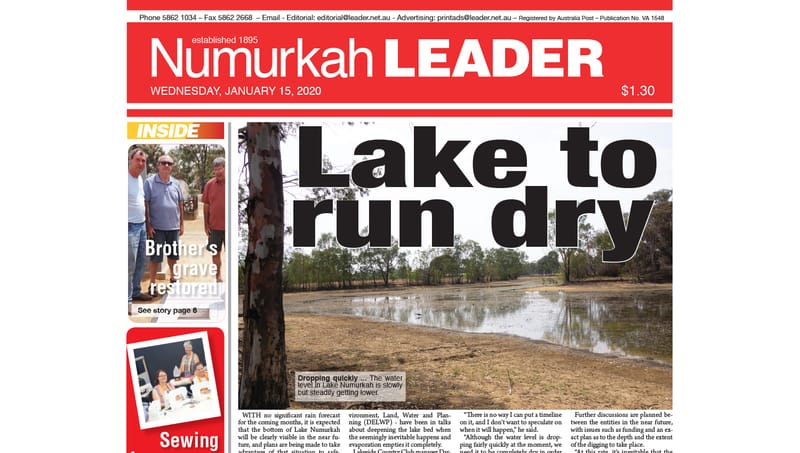 Numurkah Leader digital edition: January 15 2020 post image