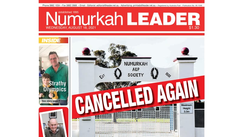 Numurkah Leader digital edition: August 18 2021 post image