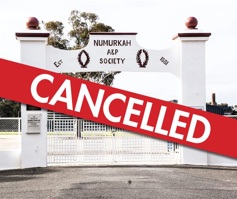 Show cancelled for first time in peace time post image