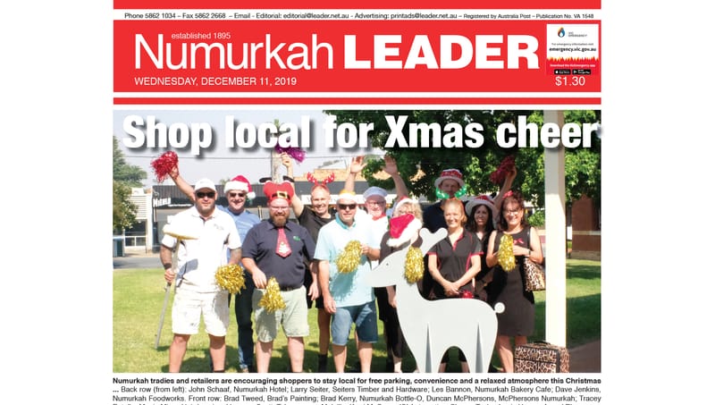 Numurkah Leader digital edition: December 11 2019 post image
