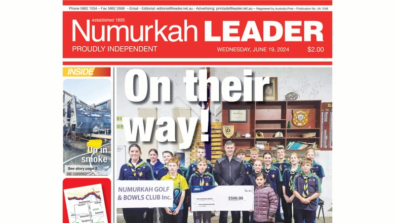Numurkah Leader Digital Edition June 19 2024 post image