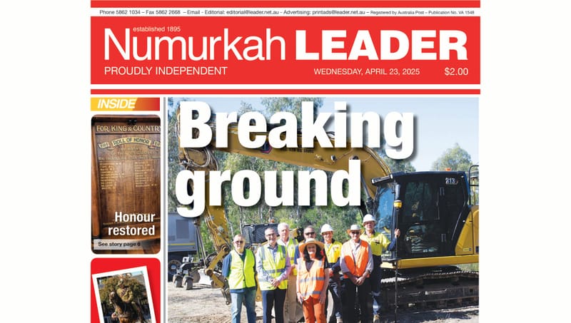 Numurkah Leader Digital Edition April 23 2025 post image