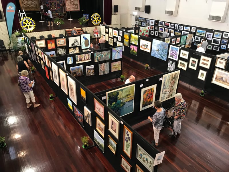 Excellent entries for art exhibition post image