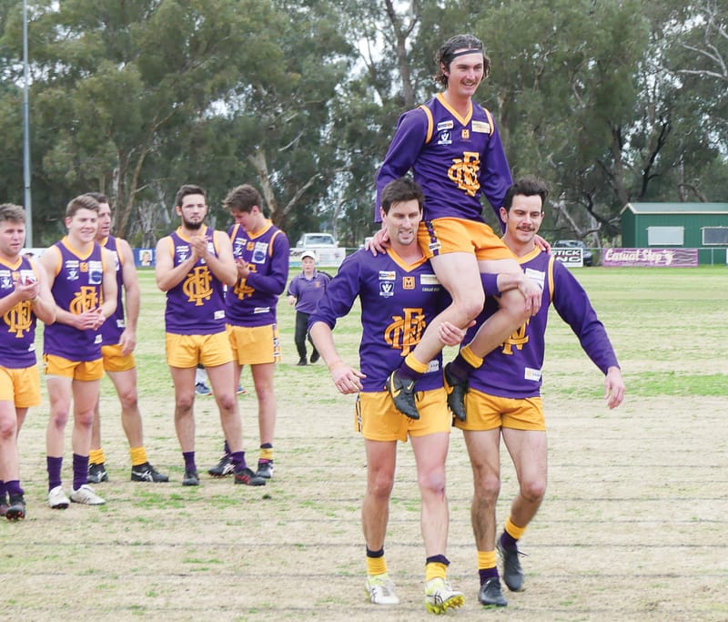 Purples hit the Road as Joe Nihill plays his 100th game post image