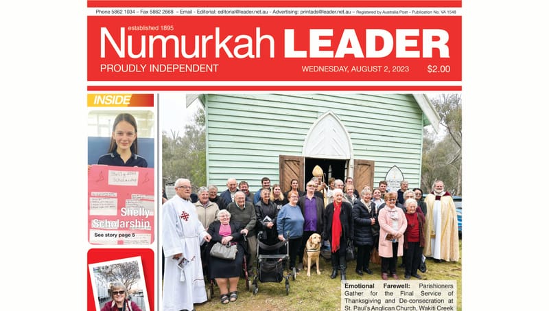 Numurkah Leader digital edition: August 2 2023 post image