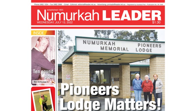 Numurkah Leader digital edition: July 13 2022 post image