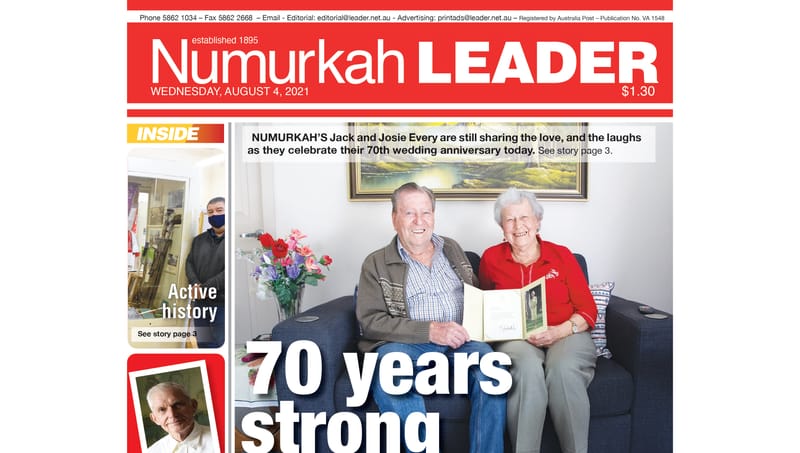 Numurkah Leader digital edition: August 4 2021 post image