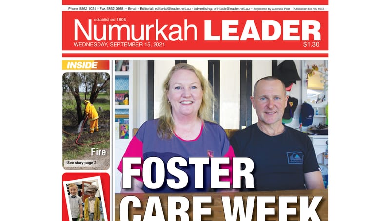 Numurkah Leader digital edition: September 15 2021 post image