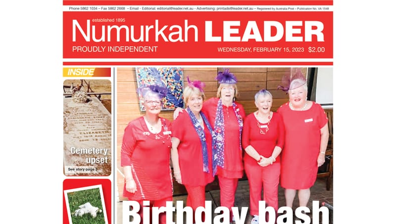 Numurkah Leader digital edition: February 15 2023 post image