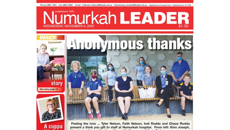 Numurkah Leader digital edition: November 4 2020 post image