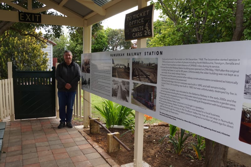Train display at the Historical Society post image