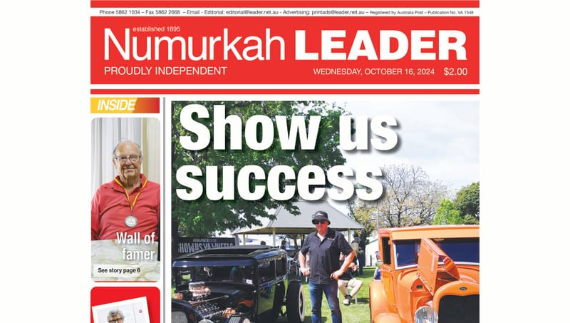 Numurkah Leader Digital Edition October 16 2024 post image