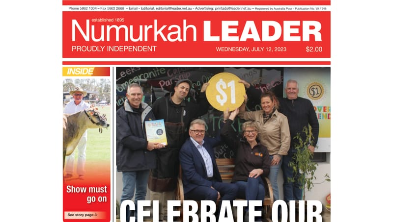 Numurkah Leader digital edition: July 12 2023 post image