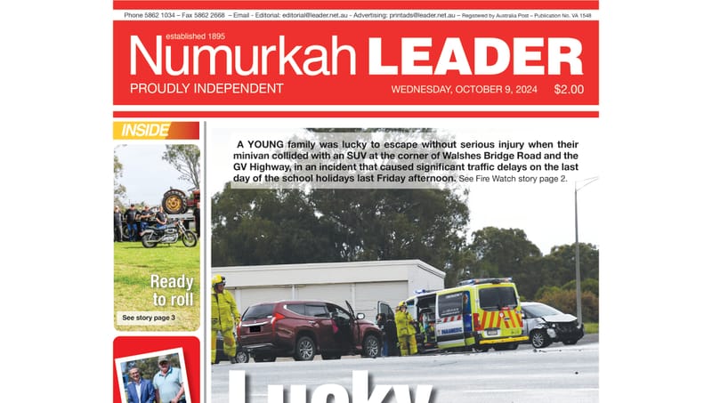 Numurkah Leader Digital Edition October 9 2024 post image