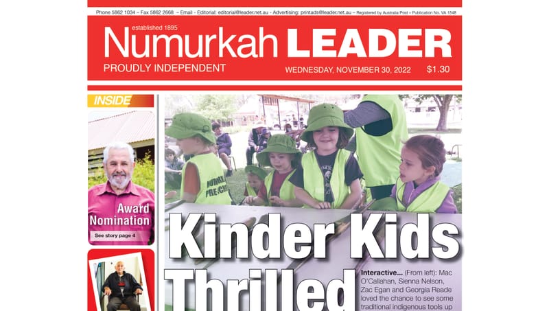 Numurkah Leader digital edition: November 30 2022 post image