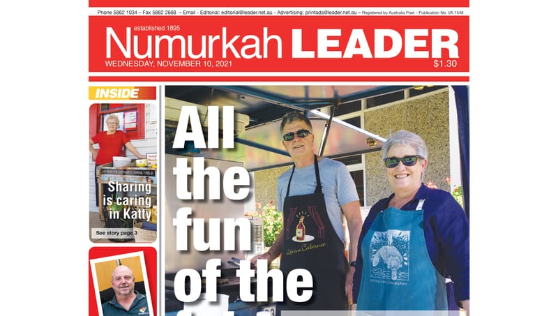 Numurkah Leader digital edition: November 10 2021 post image