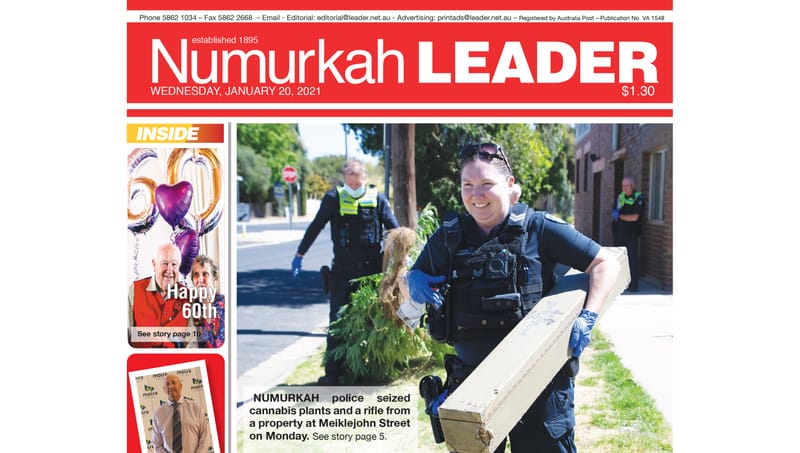 Numurkah Leader digital edition: January 20 2021 post image