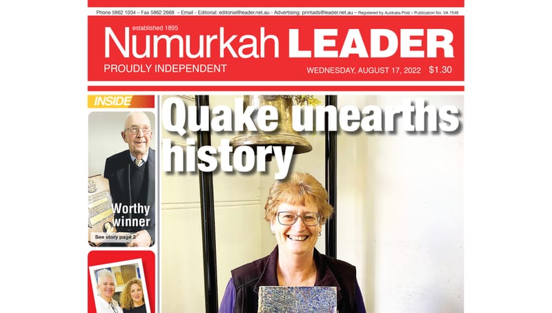 Numurkah Leader digital edition: August 17 2022 post image
