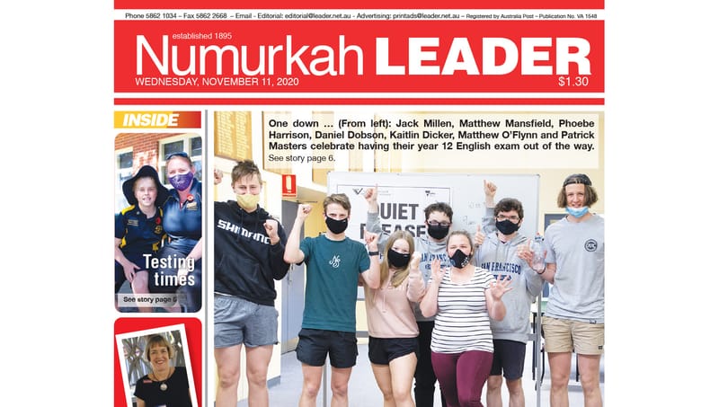 Numurkah Leader digital edition: November 11 2020 post image