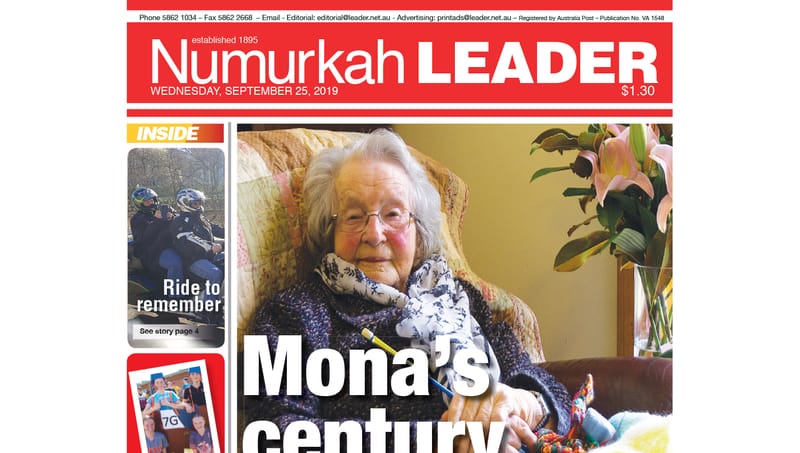 Numurkah Leader digital edition: September 25 2019 post image