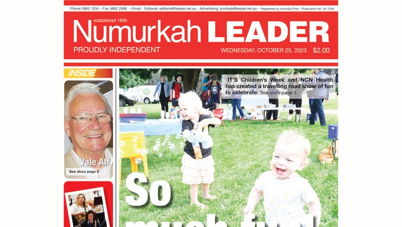 Numurkah Leader digital edition: October 25 2023 post image