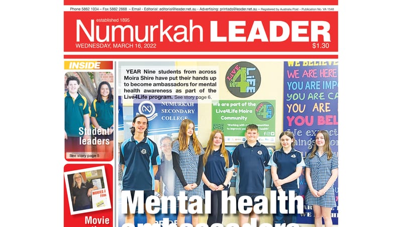 Numurkah Leader digital edition: March 16 2022 post image